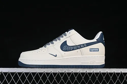 All categories Nk Air Force 1 Air Force series Nk Air Force 1 Low Air Force low top Nike Air Force 1'07 Low Supreme joint letter haze blue Air Force 1 low top casual sneakers LD1999-003
